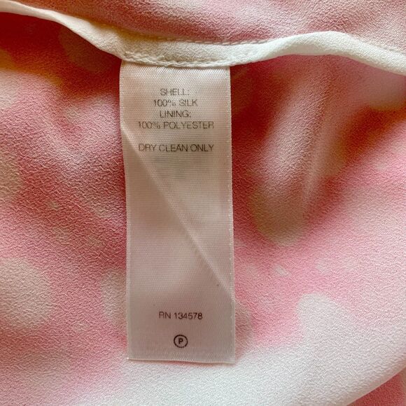 Vineyard Vines Women's 100% Silk Caning Print Halter Dress in Pink - Size 4 - Picture 7 of 13